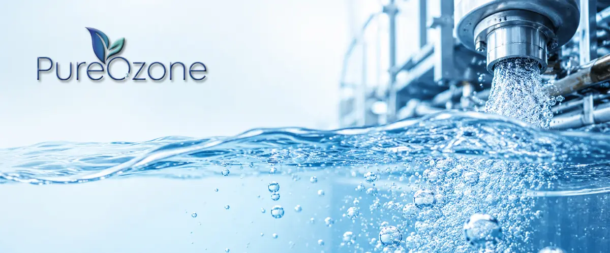 Sistema industrial de tratamiento de agua con ozono PureOzone