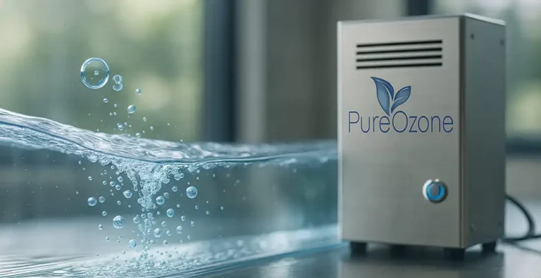 Purificación de agua con ozono