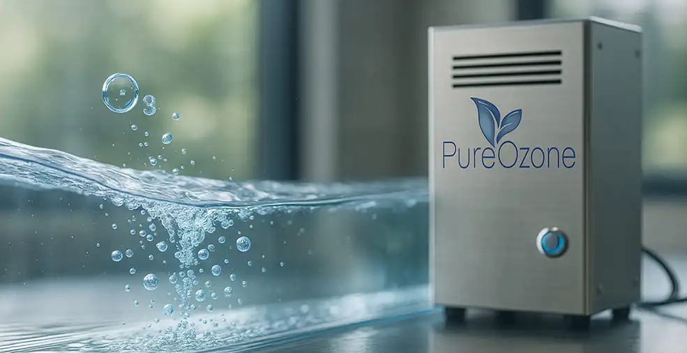 Purificación de agua con ozono